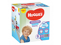 Подгузники-трусики Хаггис Huggies Pants для мальчиков 6 ( 60 шт / 15-25 кг)