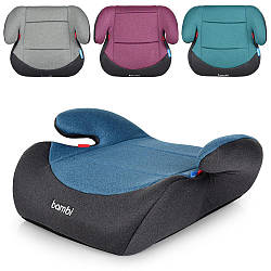 Бустер Bambi 15-36 кг оригінал, дитяче автокрісло для авто