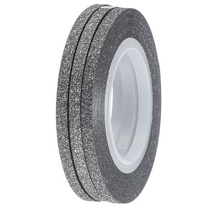 Стрічка-скотч для декору 3 мм, Т80 цукрова чорний, фото 1