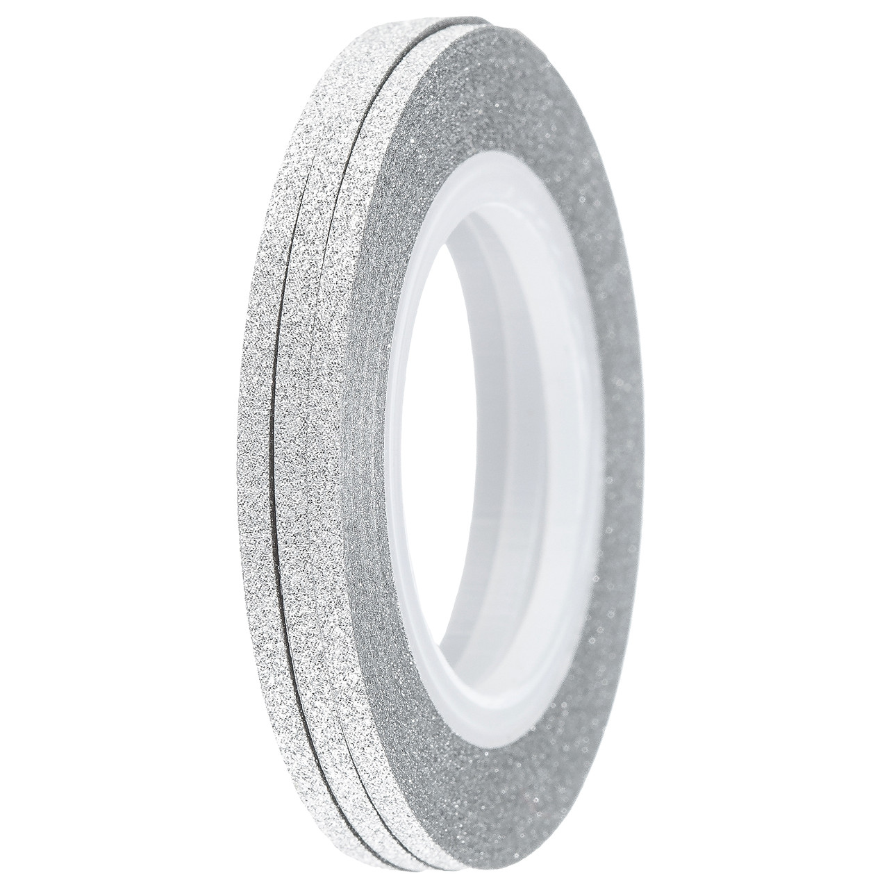 Стрічка-скотч для декору 2 мм, Т62 цукрова срібло