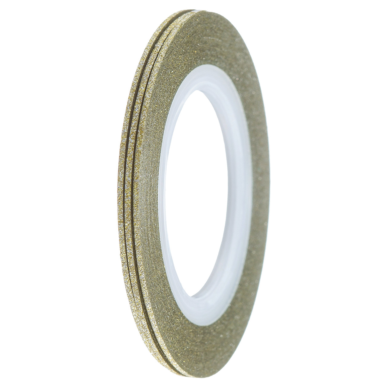 Стрічка-скотч для декору 1 мм, Т36 цукрова бронза