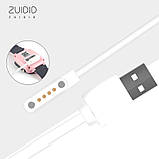 Магнітний зарядний кабель для смарт-годин Kw88, Kw99, Kw06, Kw98, Q100, Q750, Kw18, Y3, H1, H2 (4pin), фото 4