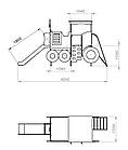 Дитяча гірка для вулиці Паровоз, фото 5