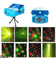 Лазерный проектор Диско Лазер стробоскоп для дома, помещения кафе,бара, ресторана