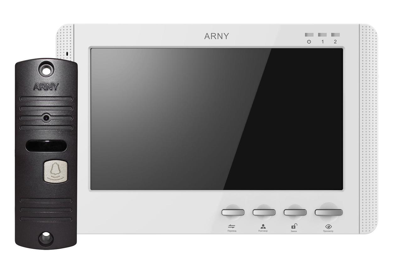 Комплект відеодомофона AVD-7905 (Чорний) з монітором на 7" та відеопанелью 700твл