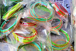 Мікс PLA пластик для 3D ручки (20 набірників по 10 метрів), набір пластику для 3D, 3д ручки