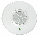 Датчик руху 1200Вт 360° дальність 6м інфрачервоний IP20 білий [A0220010001] ДР-06А АСКО