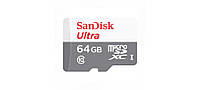 Карта памяти с адаптером SanDisk SDXC 64GB UHS-I SDSQUNR-064G-GN3MA