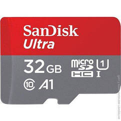 Карта пам'ятi SanDisk 32GB microSDHC C10 UHS-I R100MB/s Ultra