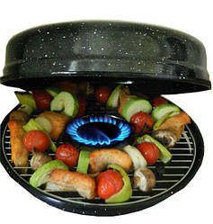 Сковорода Гриль-Газ BENSON антипригарне ЕМАЛЬ, з емальованим покриттям для гриля зі знімною ручкою