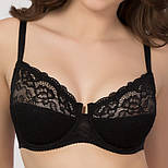 Мереживний бюстгальтер із м'якою чашкою на кісточках білий, фото 3