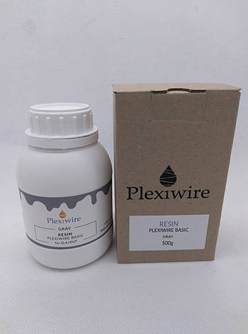 Фотополимерная смола Plexiwire resin basic 0.5 кг сірий, фото 1