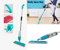 Швабра с распылителем Healthy Spray Mop, Швабра с встроенным распылителем, насадка из микрофибры