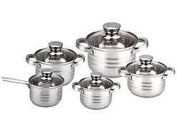 Набір посуду Grandhoff каструлі з ковшиком