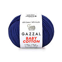 Gazzal Baby Cotton — 3438 темно-синій