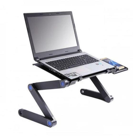 Столик для ноутбука Laptop Table T8, портативна підставка, складний компактний столик трансформер