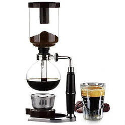 Сифон для приготування чаю та кави, Габет чайник сифон заварник. Спиртовий пальник у комплекті