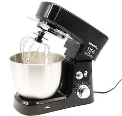 Міксер кухонний електричний, тістоміс блискавка 1000Вт, домашній міксер з чашею з нержавіючої сталі
