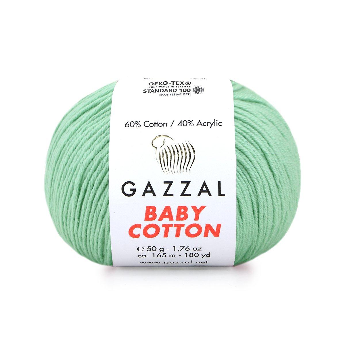 Gazzal Baby Cotton - 3425 мята - фото 1 - id-p262159365