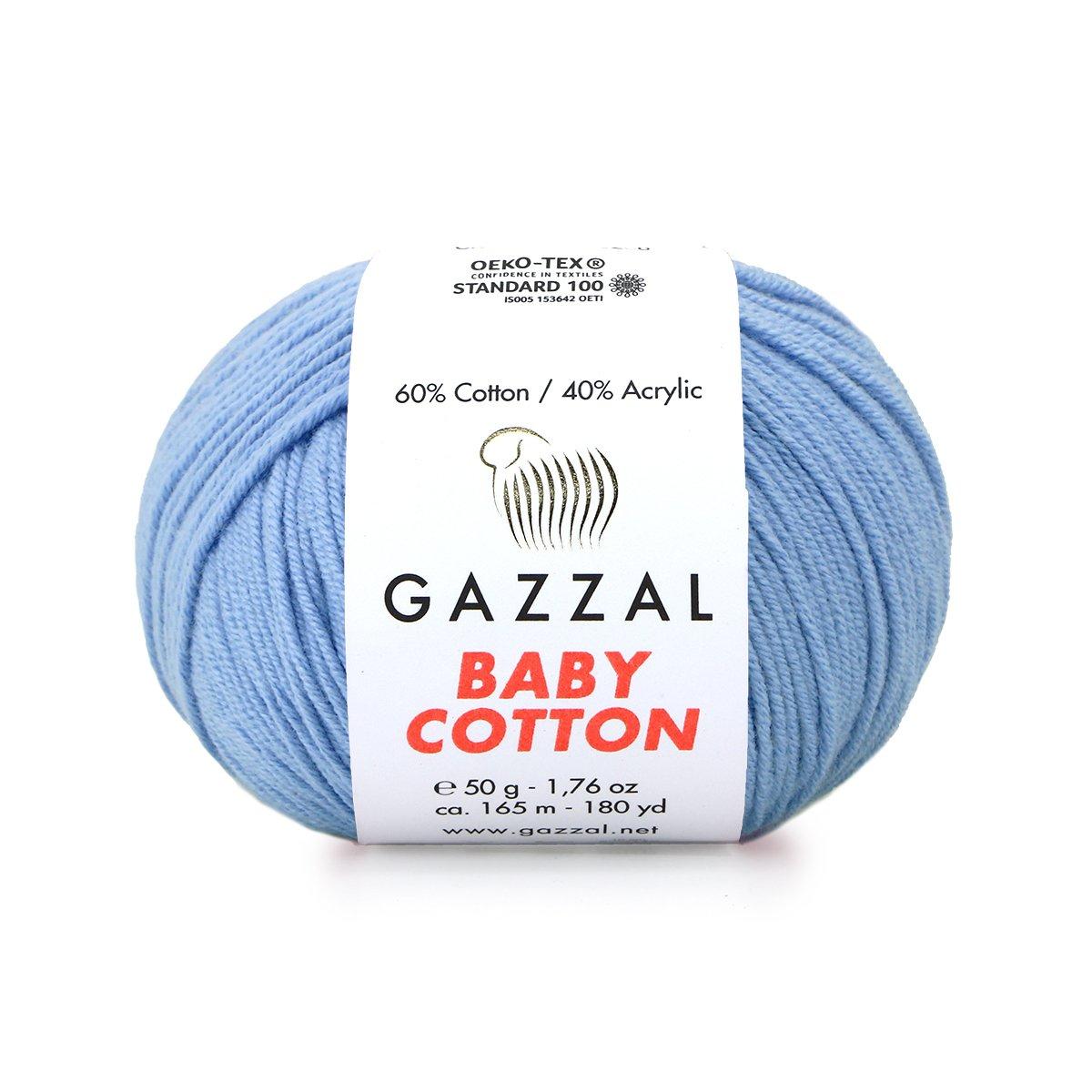 Gazzal Baby Cotton — 3423 блакитний