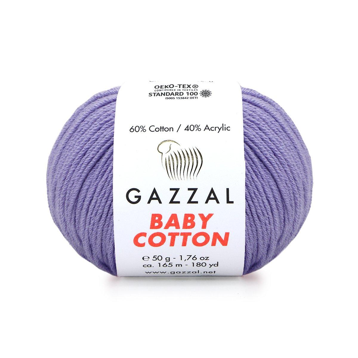 Gazzal Baby Cotton - 3420 лаванда