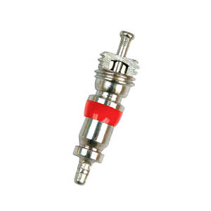 Золотник для вентиля короткий з червоним кільцем ущільнювача (ніпель)