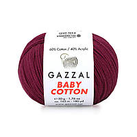 Gazzal Baby Cotton — 3442 марсала