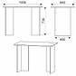 Стіл письмовий МО-5 Вільха Компаніт (100х60х73.6 см), Доставка в точку видачі Rozetka БЕЗКОШТОВНА, фото 3