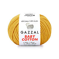 Gazzal Baby Cotton - 3447 горчица