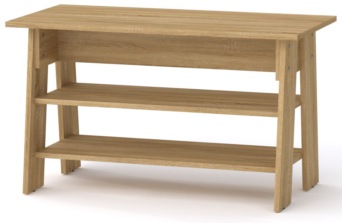 Стіл журнальний Джаз-2 Компаніт Дуб сонома (90,4х45,4х52 см), фото 1