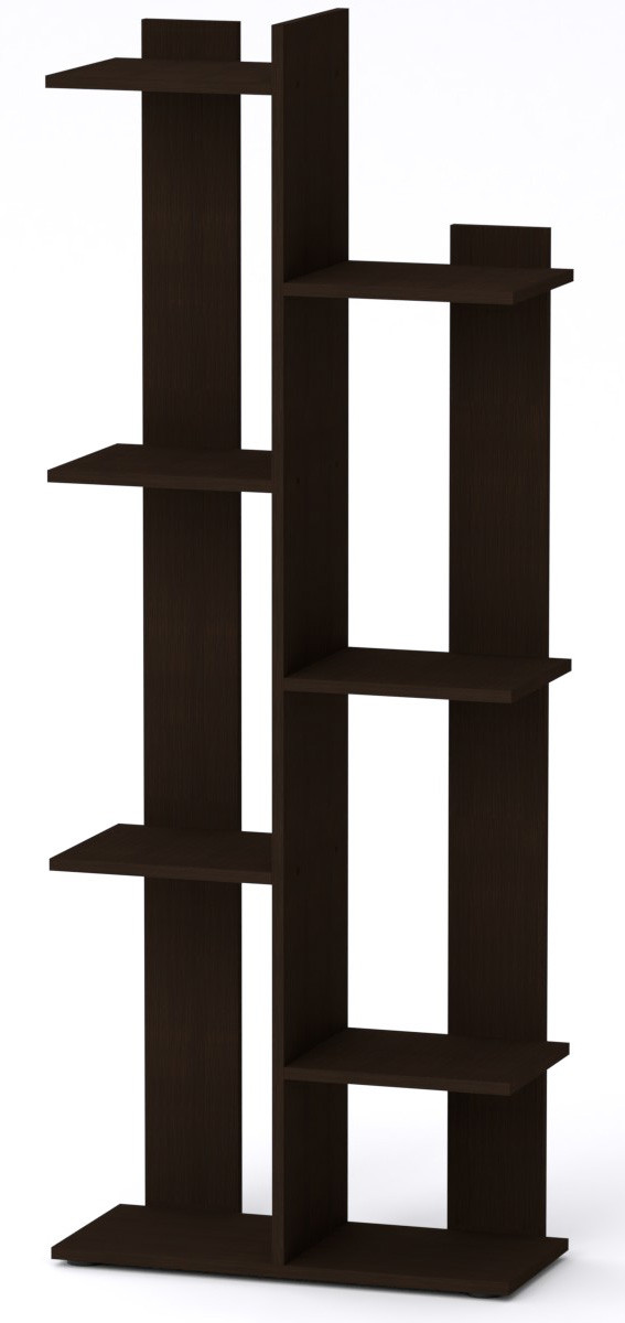 Полку П-29 навісна Компаніт Венге темний (61,7х27,6х160,7 см), фото 1