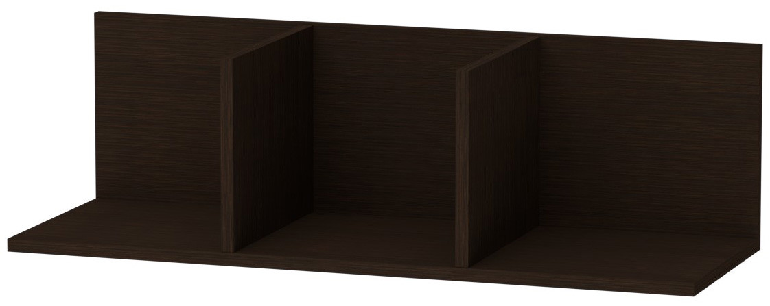 Полку П-30 навісна Компаніт Венге темний (85х30х25 см), фото 1