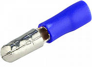 Ізольований наконечник (вилка) 1.4-2.5 кв.мм. синій (1 шт.) [A0060140002] MPD 2-156 АСКО
