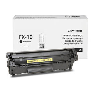 Сумісний Картридж Canon FX-10 (0263B002), чорний, стандартний ресурс (2.000 стор.), аналог від Gravitone