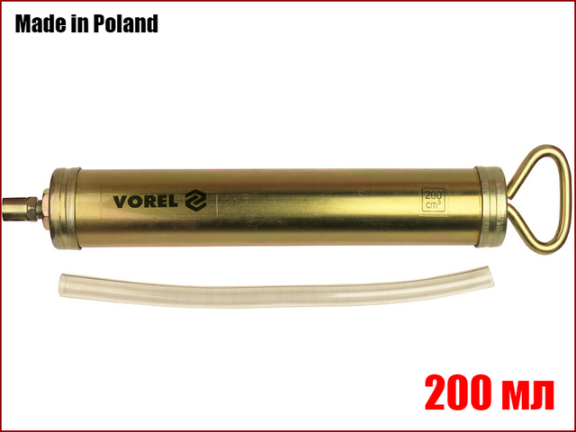 Ручний шприц для змащування 200 мл Vorel 78030