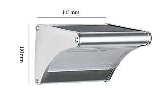 Вуличний світильник. Модель RD-2026 Сріблястий 10х11см