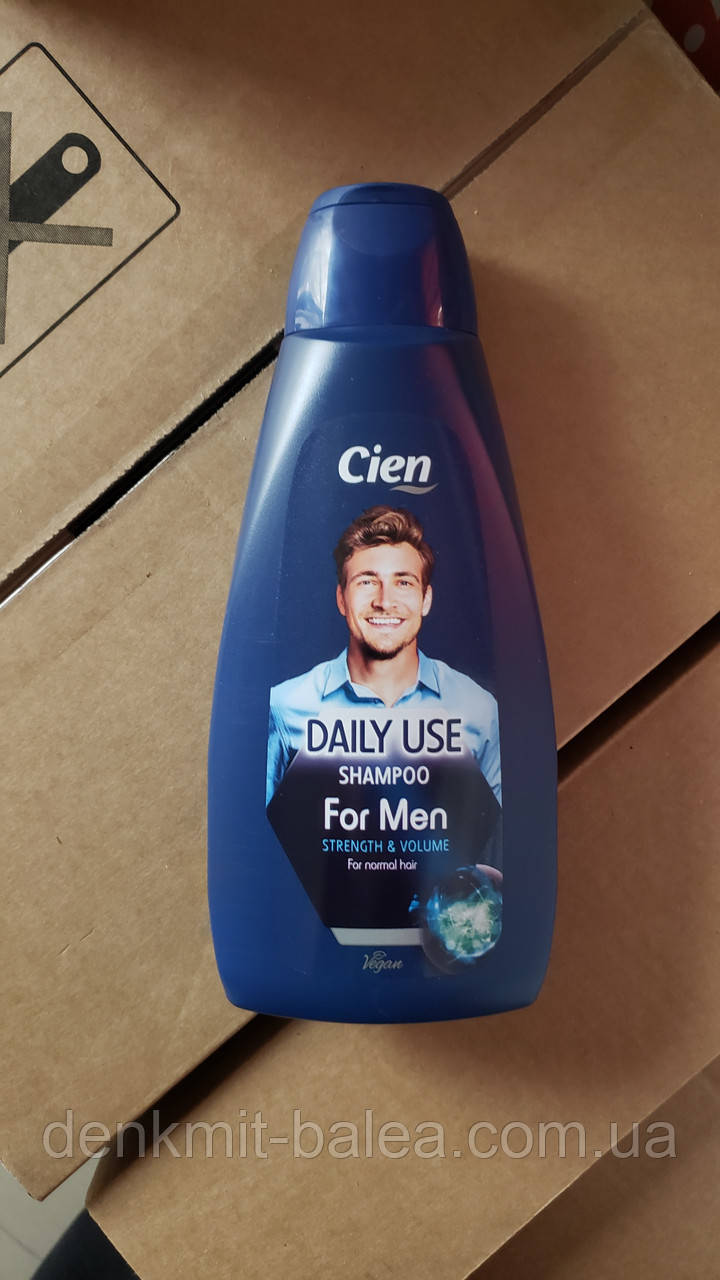 Мужской шампунь для склонных к жирности волос с хмелем Cien For Men Shampon 500 мл - фото 4 - id-p213909005