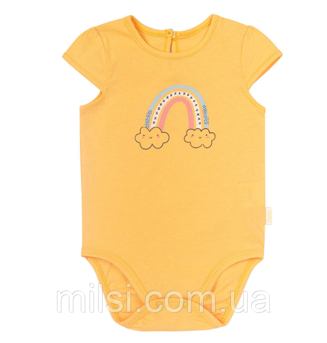 Боді-футболка дівч. Бембі БД181, 86 супрем жовтий