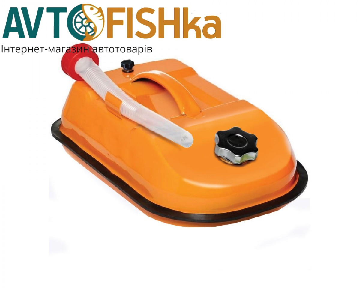 Каністра металева горизонтальна з лійкою 5 л Lavita, фото 1