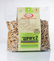 ДІЄТИЧНІ Макарони «ЗДОРОВ'Я» №2 з житніми висівками з твердих сортів (0,4 кг) Мак-Вар Екопродукт