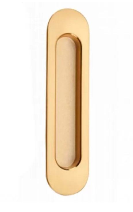 Ручка на розсувні двері MVM SDH-1 PB/SB полірована/матова латунь (Італія)