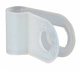 Скоба кабельна Ø3,5мм нейлон білий (1 шт.) [A0150140001] CHS 1/8R АСКО