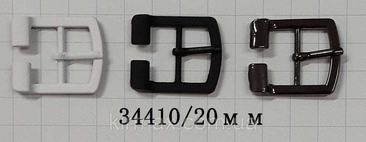 Пряжка 34410 чорний нікель 20мм