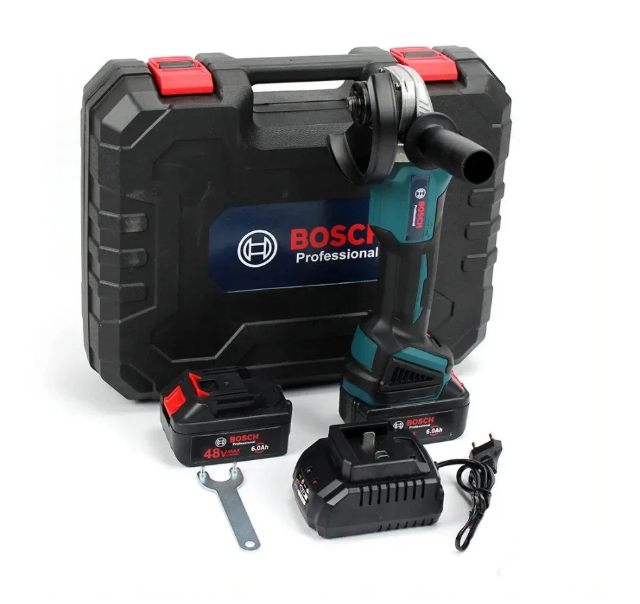 Акумуляторна кутова шліфмашина болгарка 125 мм 48 Вт УШМ турбинка Бош Bosch GWX 48V-10C