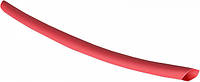 Ø6/3мм Термоусаджувальна трубка червона (1м) [A0150040361] АСКО