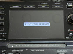 Repair ремонт E-7022 PANEL CPU ERROR Pioneer cdj2000nexus, cdj2000nxs