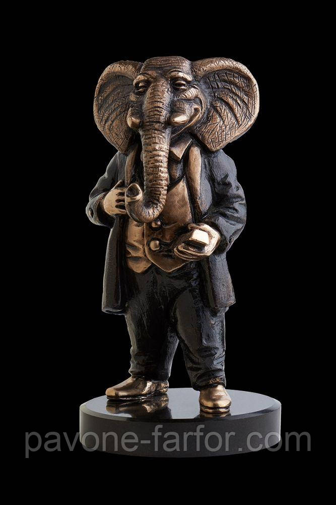 Бронзова статуетка Vizuri Бізнесмен (Слон)