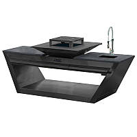 Уличная кухня Quan Rolling Kitchen Carbon c мойкой и водонагревателем - 1002035