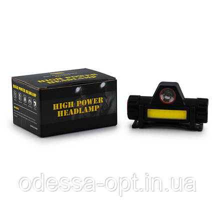 Налобний ліхтар BL 8101 COB XPE магнітний 14500 usb charge, фото 3