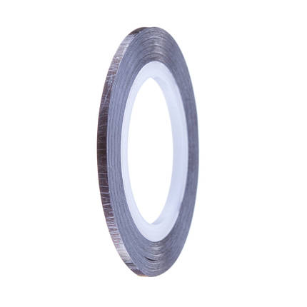 Стрічка-скотч для декору 2 мм, Т100 чорна з смужками, фото 1